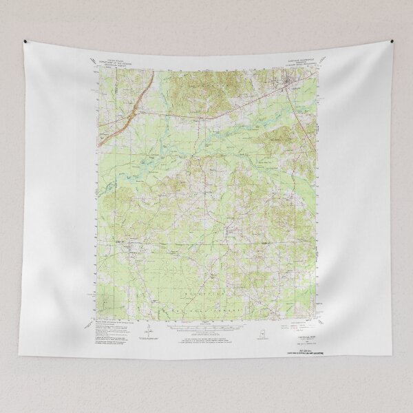 Item preview, USGS TOPO Map Mississippi MS Carthage 336838 1961 62500 designed and sold by WetdryvacRBO2.