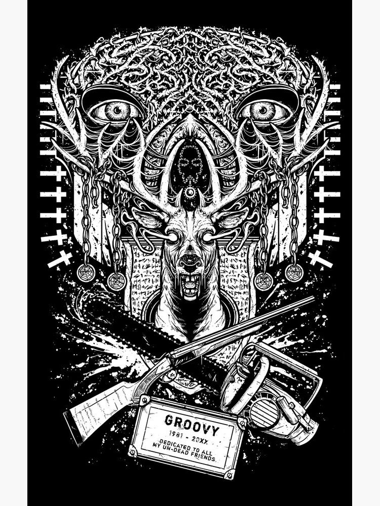 Evil Dead - Groovy T-shirt - Ash by k2lu533