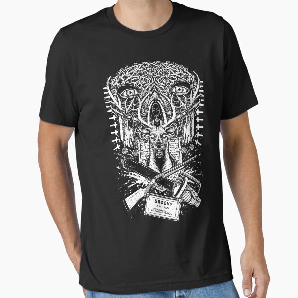 Artikel-Vorschau von Evil Dead - Groovy T-Shirt - Esche, designt und verkauft von k2lu533.