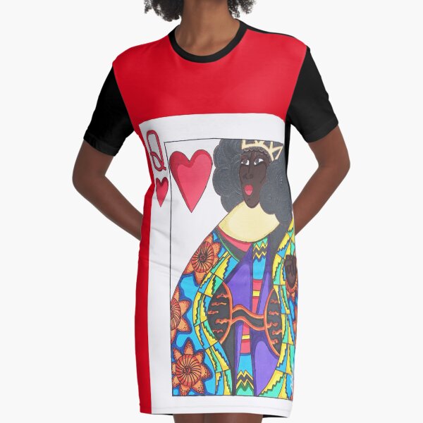 LOVE QUEEN Graphic T-Shirt Dress