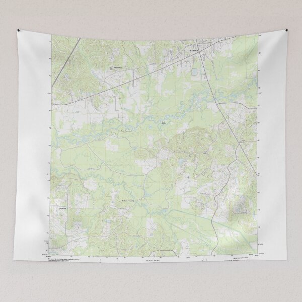 Artikelvorschau, USGS TOPO Karte Mississippi MS Carthage 20120618 TM entworfen und verkauft von WetdryvacRBO2.