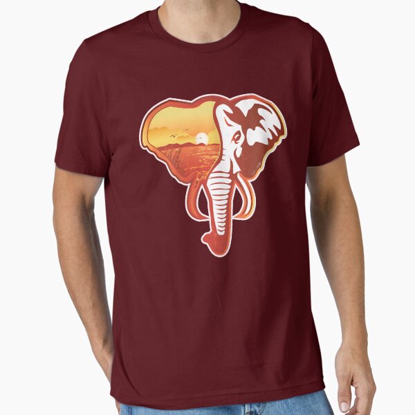 Elephant Head | Sunset Essential T-Shirt