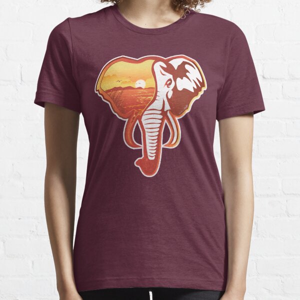 Elephant Head | Sunset Essential T-Shirt