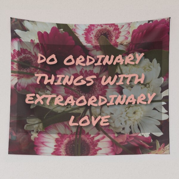 Item preview, Do ordinary things with extraordinary love - Mother Teresa  designed and sold by 21stCsaints.