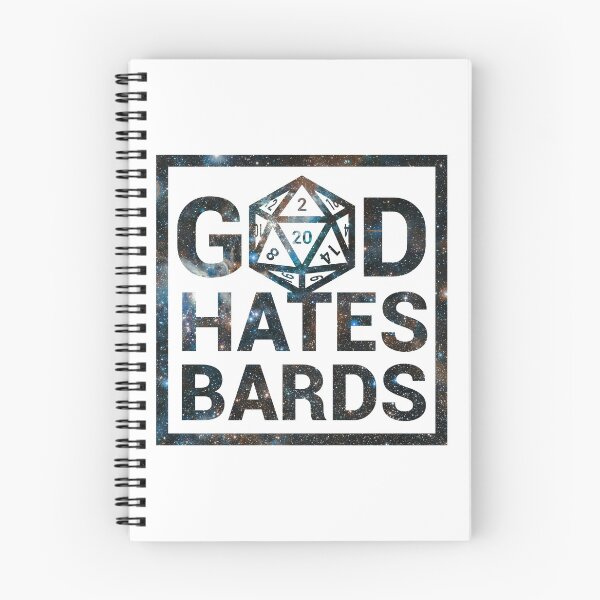 Item preview, God Hates Bards / DnD designed and sold by Caleb Wolff.