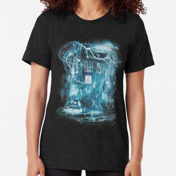 Time and space storm Tri-blend T-Shirt