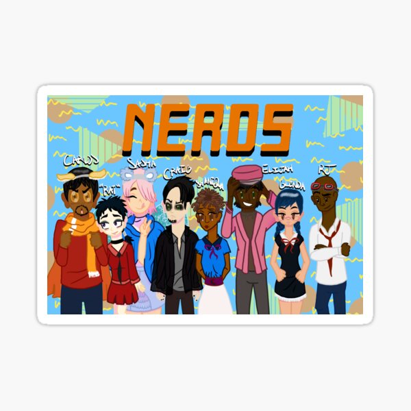 Nerds - Grunge Sticker