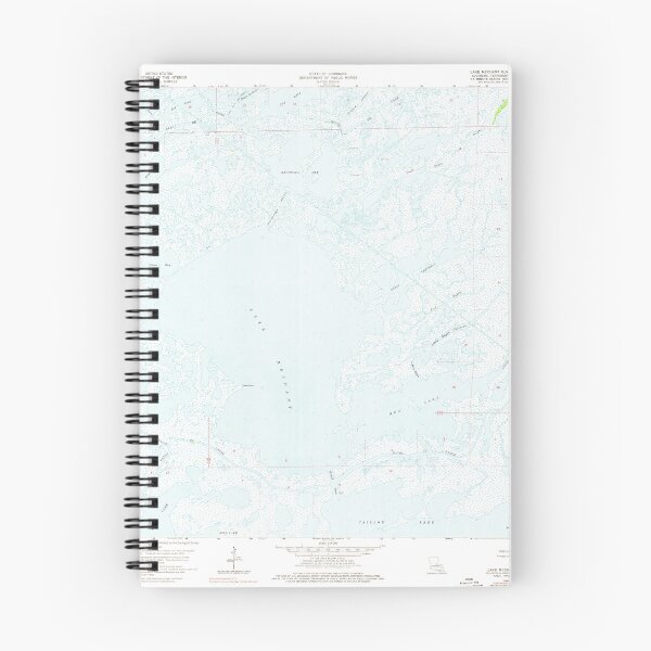 Aperçu de l'œuvre USGS TOPO Carte Louisiane LA Lac Mechant 332493 1964 24000 créée et vendue par WetdryvacRB01.