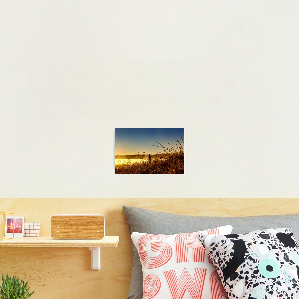 Misty morning sunrise Photographic Print
