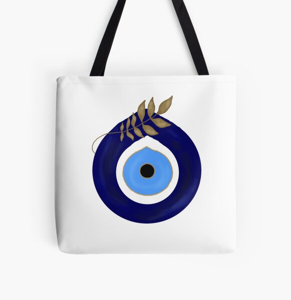 Evil Eye Shoulder Bag AOP Tote Bag Greek Turkish Traditional EvilEye Nazar  Purse