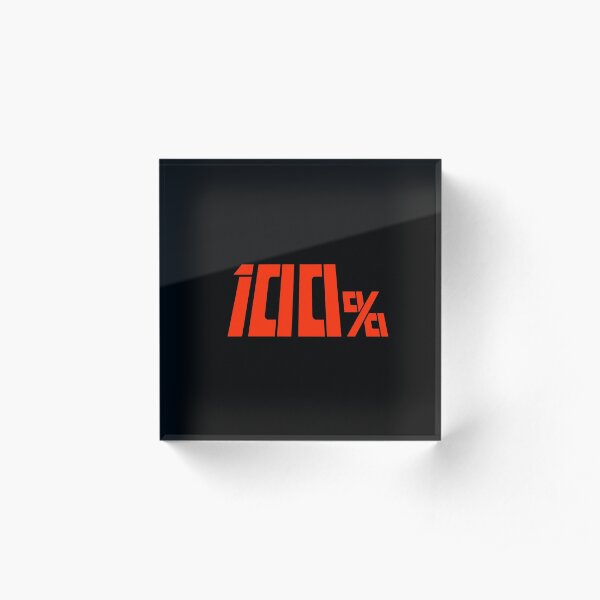 100% Mob Psycho 100 Acrylic Block