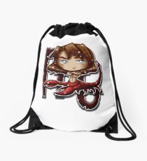 Big Head Chibi Scorpio Drawstring Bag