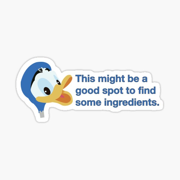 Inhaltsstoffe - Kingdom Hearts III Sticker