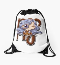 Big Head Chibi Virgo Drawstring Bag