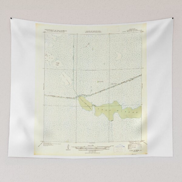 Item preview, USGS TOPO Map Louisiana LA Lake Misere 333904 1935 31680 designed and sold by WetdryvacRB01.