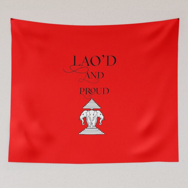 Item preview, Lao'd and Proud Cursive Font 3 Headed Elephant designed and sold by Native Arrows Art..