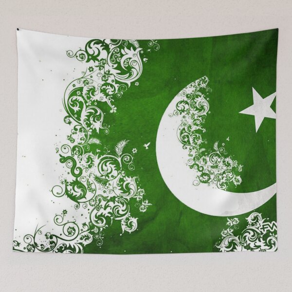 Item preview, Green Pakistan Flag designed and sold by ray-day.