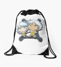 Big Head Chibi Gemini Drawstring Bag