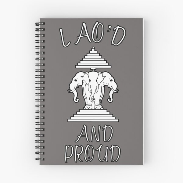 Item preview, Lao'd and Proud White Grey 3 Headed Elephant designed and sold by Native Arrows Art..