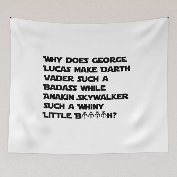 Item preview, Why George Lucas? Why? - Black designed and sold by Anna Fok.