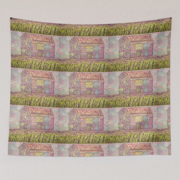 Item preview, French Cottage and Lavender Fields designed and sold by PicassosGoat.