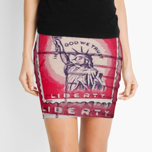 Stamp of Liberty Mini Skirt