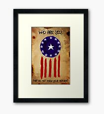 History of The Courier Framed Print