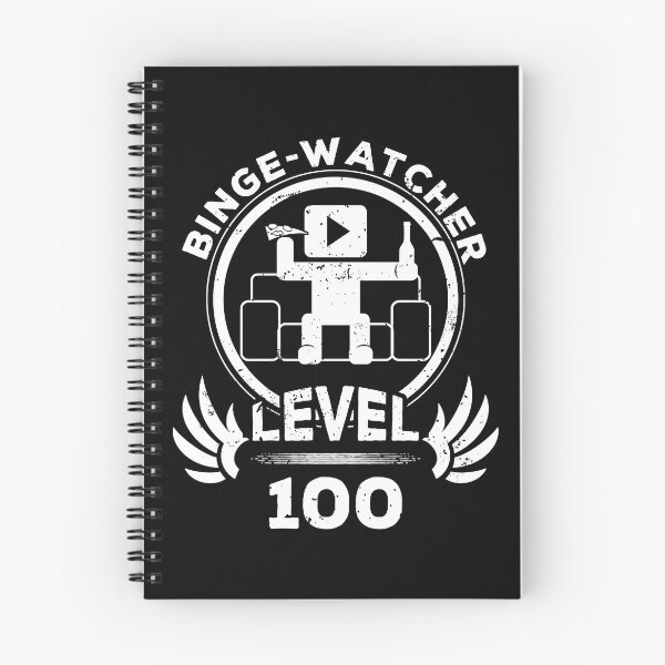 Item preview, Level 100 Binge Watcher TV Fan Gift designed and sold by oberdoofus.