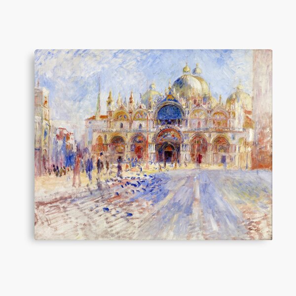 The Piazza San Marco, Venice by Renoir Canvas Print