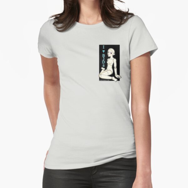 I Heart BJDs Fitted T-Shirt