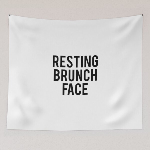Item preview, Resting brunch face designed and sold by bainermarket.