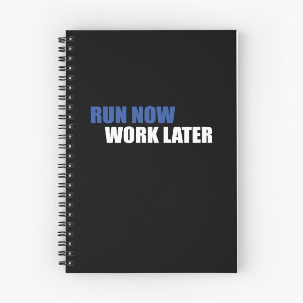 Item preview, Run now work later designed and sold by Vectorqueen.