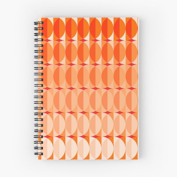Item preview, Leaves at sunset - a pattern in orange and red designed and sold by VrijFormaat.