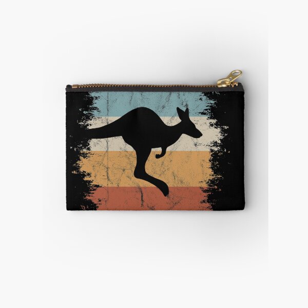 Item preview, Retro Bouncing Kangaroo Old School Vintage Marsupial Silhouette designed and sold by Skizzenmonster.