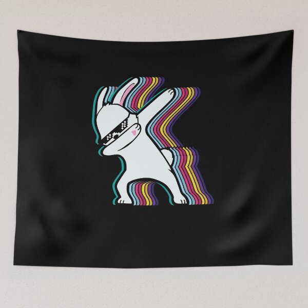 Item preview, Funky Dabbing Bunny Rabbit T-Shirt The Dabbit Happy Easter designed and sold by Grafik Traffik.