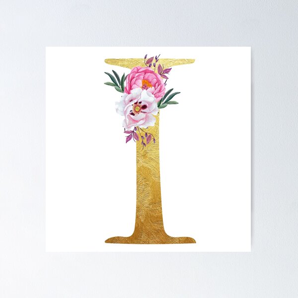 Item preview, Flower letter i designed and sold by PCollection.