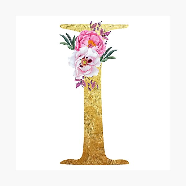 Item preview, Flower letter i designed and sold by PCollection.