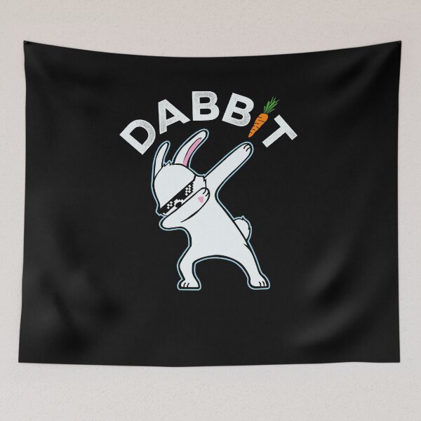 Item preview, Dabbing Bunny Rabbit T-Shirt The Dabbit Happy Easter designed and sold by Grafik Traffik.