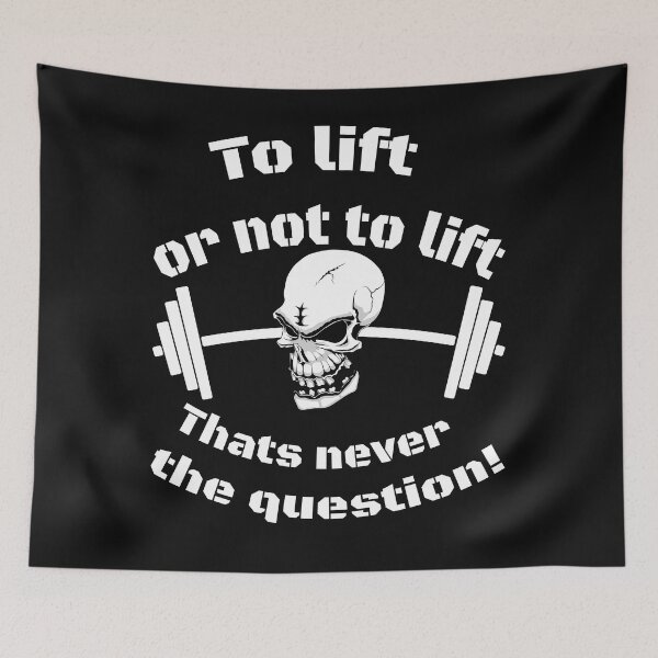 Item preview, To Lift or not - Sports - Gym - Fitness designed and sold by BrunoWeicker.