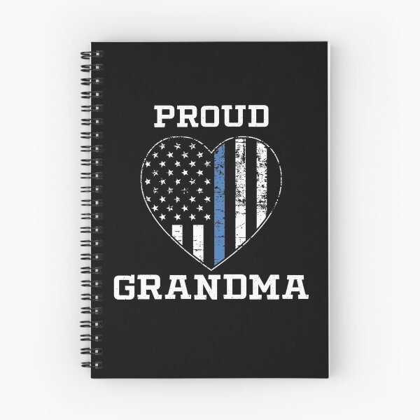 Item preview, Thin Blue Line Proud Police Grandma designed and sold by teesaurus.