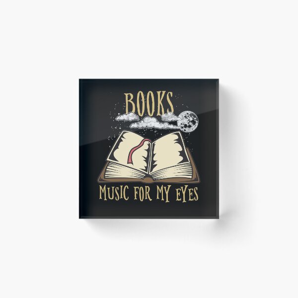 Item preview, Books - Music For My Eyes - Funny Bookworm Book Lover designed and sold by Basti09.