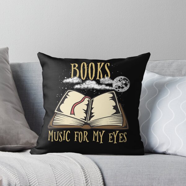 Item preview, Books - Music For My Eyes - Funny Bookworm Book Lover designed and sold by Basti09.