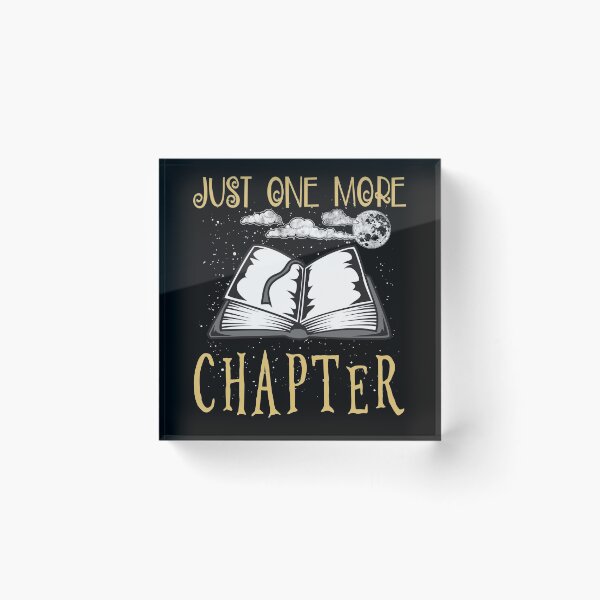 Item preview, Just One More Chapter - Funny Book Lover Bookworm designed and sold by Basti09.