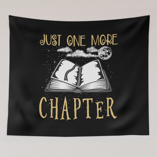 Item preview, Just One More Chapter - Funny Book Lover Bookworm designed and sold by Basti09.