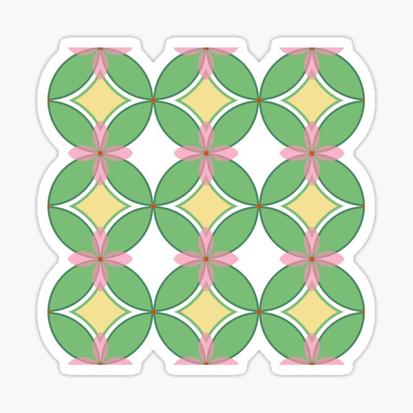Garden Batik Pattern Sticker