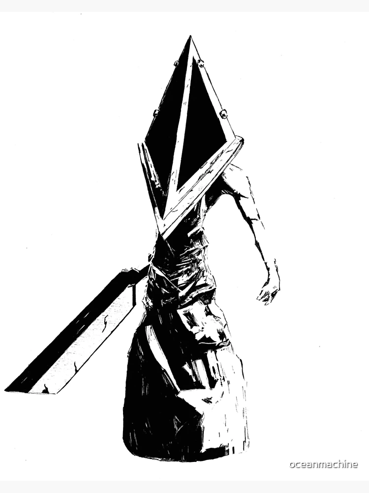 Artist Does Very Cool Speed Drawing Of Pyramid Head