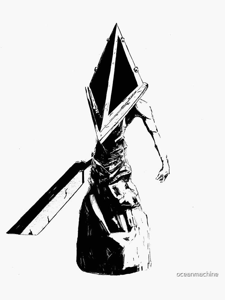 Pyramid Head Silent Hill Monster Art PNG, Clipart, Antagonist, Art, Black,  Black And White, Cartoon Free