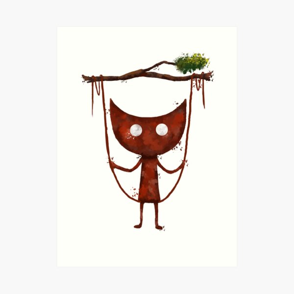 Unravel yarn boy Art Print