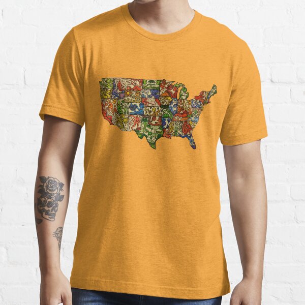 United States of Abstraction Essential T-Shirt