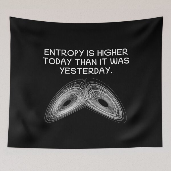 Item preview, Entropy Thermodynamics Physics Teacher Science Gift designed and sold by Creekman Designs.